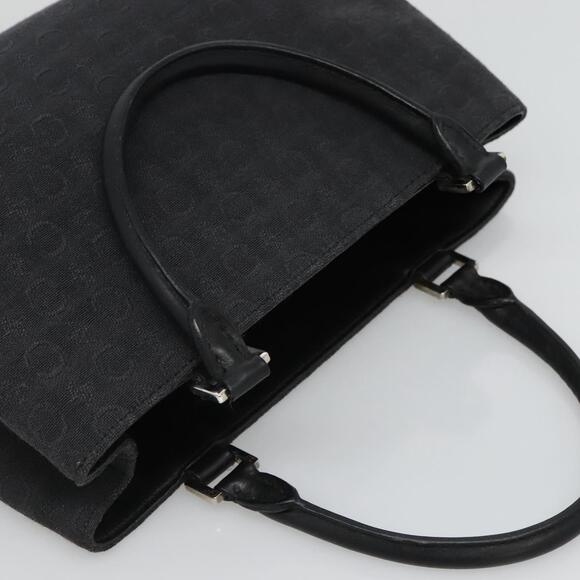 CELINE C Macadam Canvas Hand Bag Black - Picture 6 of 12